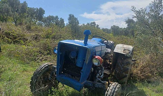 Bilecik'te traktörden düşen sürücü yaralandı