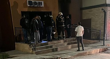 Binada çıkan yangın korku ve paniğe neden oldu