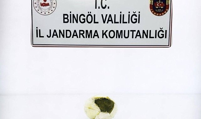 Bingöl'de jandarmadan uyuşturucu operasyonu