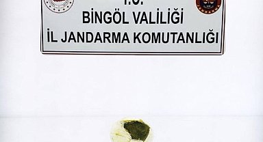 Bingöl'de jandarmadan uyuşturucu operasyonu
