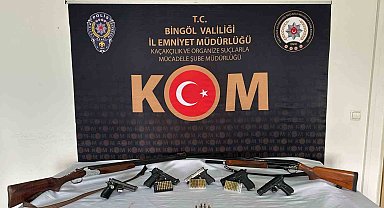 Bingöl'de silah kaçakçılığı operasyonu: 2 tutuklama