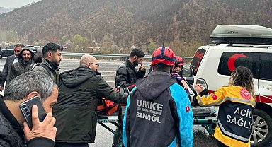 Bingöl'de trafik kazası: 5 yaralı