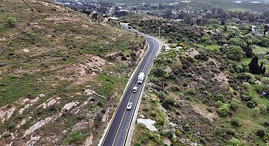 Bodrum Dereköy-Peksimet yolu yenilendi