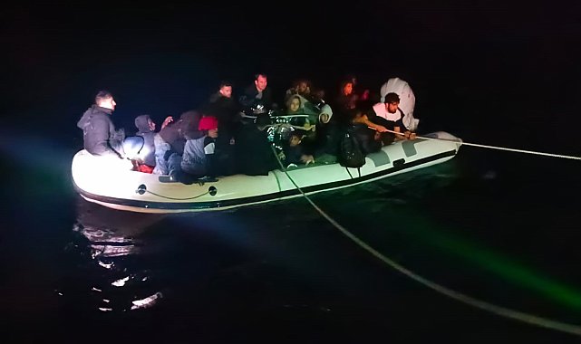 Bodrum'da 29 düzensiz göçmen kurtarıldı
