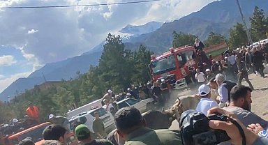 Boğa güreşlerinde panik dolu anlar