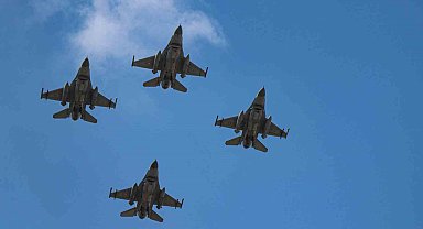 Bolu semalarında F-16 uçakları saygı uçuşu gerçekleştirdi