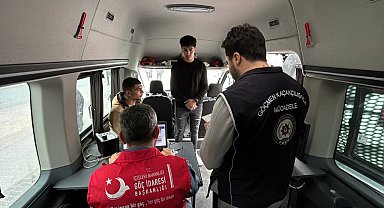 Bolu'da yabancı uyruklu vatandaşlar denetlendi