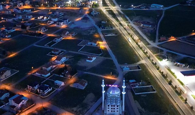 Bolvadin'in görsel güzelliği dron kamerasında