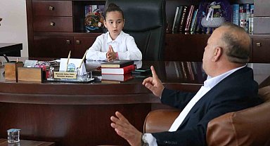 Bozdoğan'da başkanlık koltuğu Sümeyye'ye emanet