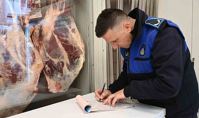 Bozüyük'te kasap ve et reyonlarına denetim