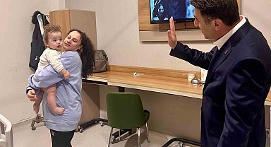 Bozüyük'te tedavi gören vatandaşlara moral ziyareti