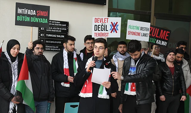 BTÜ'lü öğrenciler Gazze için tek yürek