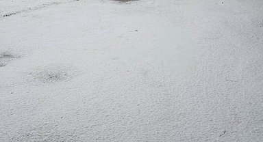 Bulanık'ta nisan karı şaşırttı