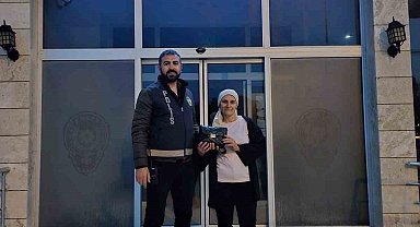 Buluntu çanta kameralarla tespit edilen sahibine ulaştırıldı