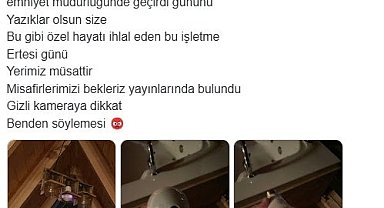 Bungalovdaki gizli kamera skandalında flaş gelişme