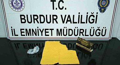 Burdur'da uyuşturucu operasyonunda 1 şüpheli tutuklandı