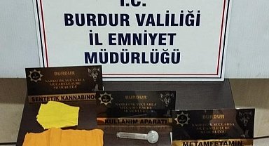 Burdur'da uyuşturucu operasyonunda 1 şüpheli tutuklandı