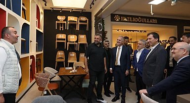 Bursa İnegöl protokolünden Modef'e ziyaret