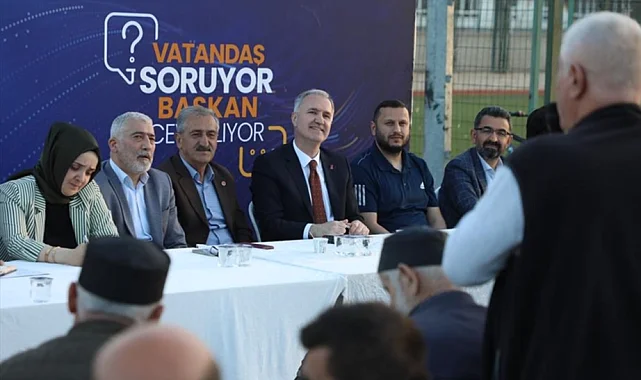 Bursa İnegöl'de mahalle buluşmaları yeniden başladı