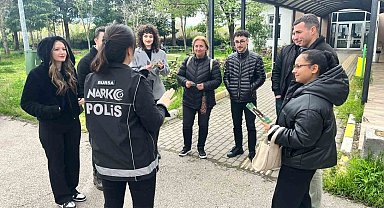 Bursa Narkotik polisi 4 günde 4 bin genci uyardı