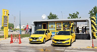 Bursa Nilüfer Üçevler'e modern taksi durağı