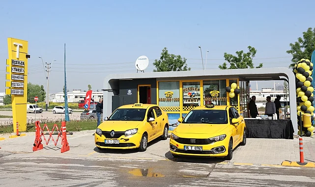 Bursa Nilüfer Üçevler'e modern taksi durağı