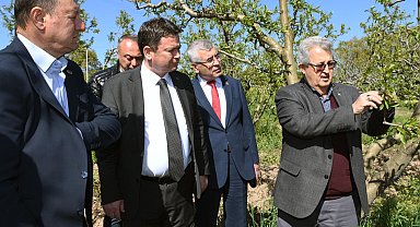 Bursa Osmangazi'de Başkan Aydın çiftçilerin yanında