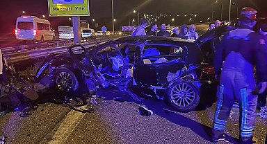 Bursa otobanda feci kaza: 1 ölü 3 yaralı