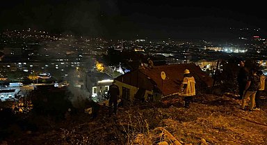 Bursa'da korkutan odunluk yangını