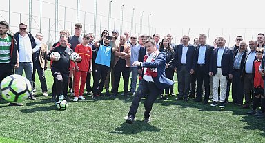 Bursa'da amatör futbol camiası bir tesis daha kazandı