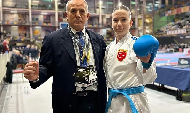 Bursalı karateci Nisanur Çakır'dan gümüş madalya