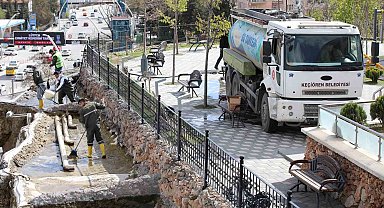 Büyük Keçiören Şelalesi'nde temizlik