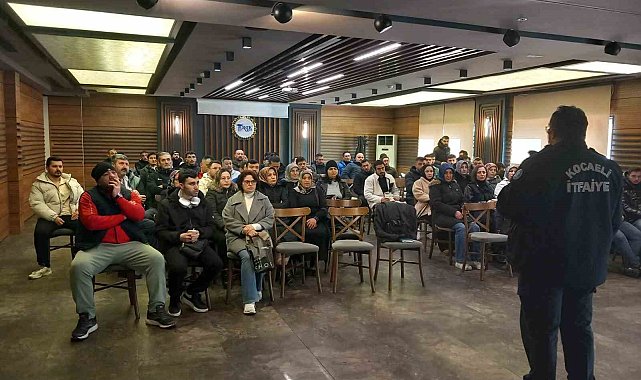 Büyükşehir İtfaiyesi'nden tesis personellerine yangın eğitimi