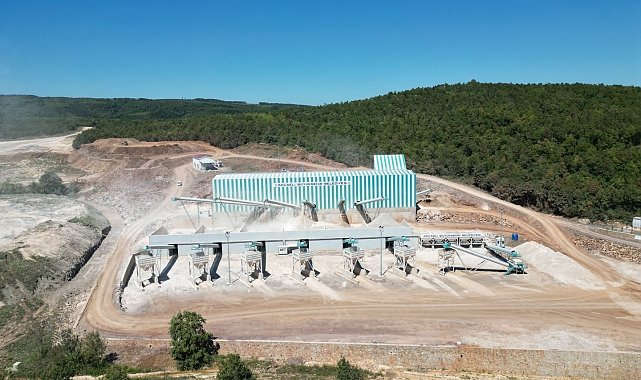 Büyükşehir'in tesisinde saatte 500 ton PMT üretiliyor
