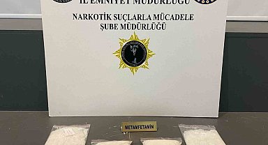 Çamaşır makinesine zulalanmış 1 kilo 361 gram metamfetamin ele geçirildi