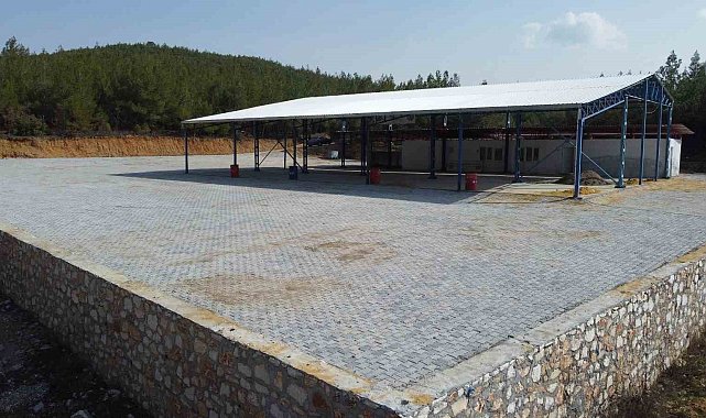 Çamlıdere ve Örentaht Sosyal Tesis ve Düğün Salonu çevre düzenlemesi tamamlandı
