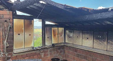 Çan'da ev yangını