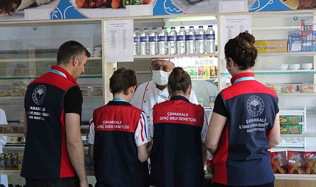 Çanakkale'de 'genç gıda denetçileri' okullarda kantinleri denetledi