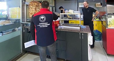 Çanakkale'de dönercilere denetim