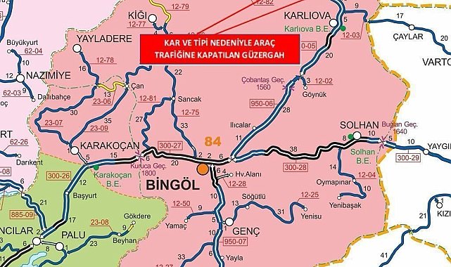 Çatak Yediusu arasında ulaşıma kar engeli