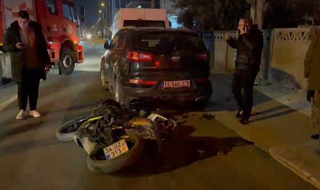 Çerkezköy'de iki motosiklet kafa kafaya çarpıştı: 3 yaralı