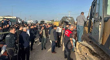 Ceylanpınar'da göçük altında kalan işçileri kurtarma çalışmaları sürüyor