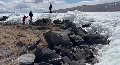Çıldır Gölü, çözülmeye başladı
