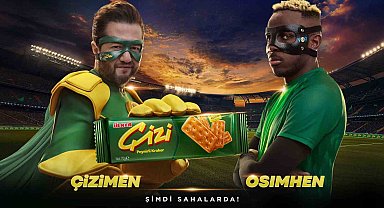 Çizimen ve Osimhen aynı reklamda buluştu
