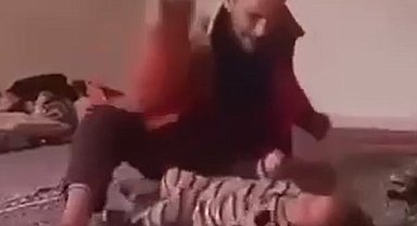 Çocuğuna acımasızca ve defalarca şiddet uygulayan cani baba tutuklandı