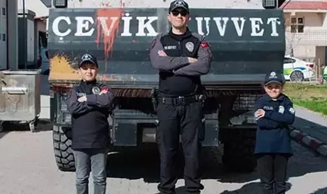 Çocuk polislerle 23 Nisan'a özel klip