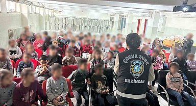 Çocuklara suçtan korunma eğitimi verildi