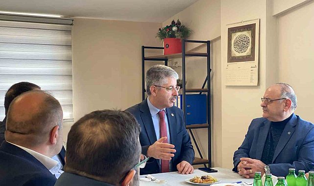 Çopuroğlu, OSB'deki firma sahipleriyle bir araya geldi