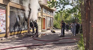 Çorlu'da işyeri yangını