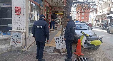 Çorum Belediyesi 'sarı çizgi'leri işgal eden işletmelere geçit verimiyor